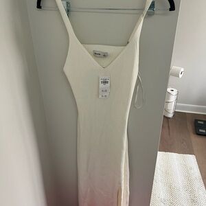 Hollister Cream and Pink Ombre Dress